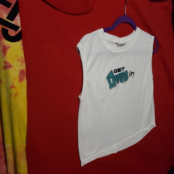 Vintage  T-S-G- Get Over It- Muscle T-Shirt-Med-excellant pre-luved condition - Picture 2 of 5